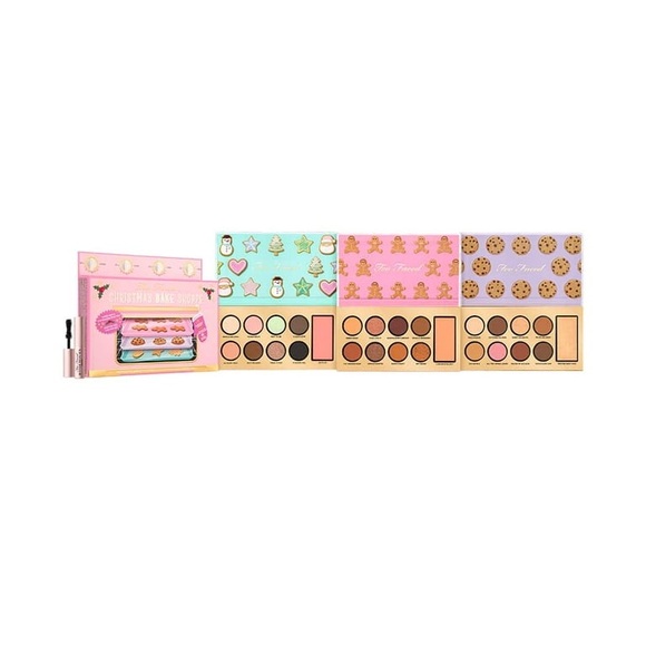 Too Faced 3 Piece Christmas Bake Shoppe Eyeshadow Palette Gift Set with Mascara - Picture 3 of 13